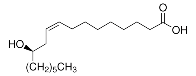 Ricinoleic acid structure, CAS 141-22-0