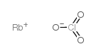 Rubidium chlorate structure, CAS 13446-71-4