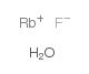 Rubidium fluoride hydrate structure, CAS 16422-67-6