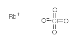 Rubidium perchlorate structure, CAS 13510-42-4