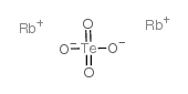 Rubidium tellurate structure, CAS 15885-43-5
