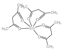Samarium 2,4-pentanedionate structure, CAS 14589-42-5