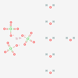 Thallic perchlorate hydrate structure, CAS 15596-83-5