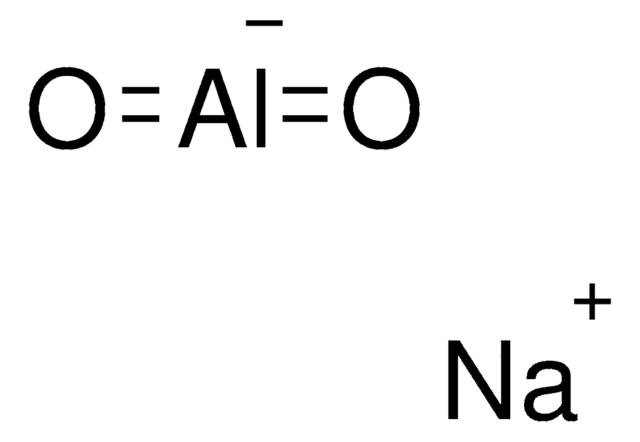 Sodium aluminate structure, CAS 1302-42-7