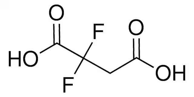 2,2-Difluorosuccinic acid structure, CAS 665-31-6