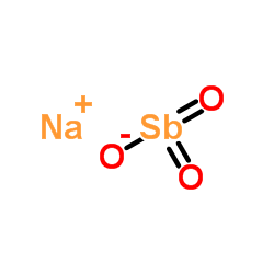 Sodium antimonate structure, CAS 15432-85-6