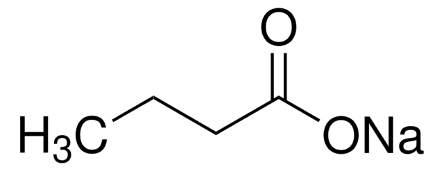 Sodium butanoate structure, CAS 156-54-7