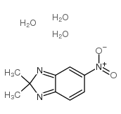 2,2-Dimethyl-5-nitro-2H-benzimidazole-1,3-dioxide trihydrate structure, CAS 306935-58-0