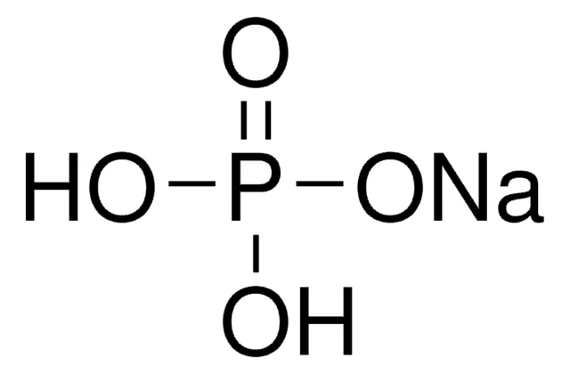 sodium dihydrogen phosphate anhydrous structure, CAS 7758-80-7