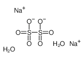 Sodium dithionate dihydrate structure, CAS 10101-85-6