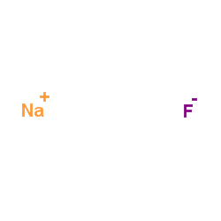 Sodium hydrogen difluoride structure, CAS 1333-83-1