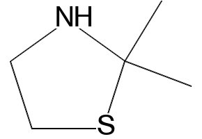 2,2-Dimethyltetrahydrothiazole structure, CAS 19351-18-9