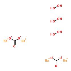 Sodium percarbonate structure, CAS 15630-89-4
