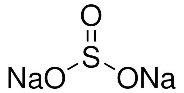 Sodium sulfite structure, CAS 7757-83-7
