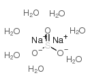 Sodium sulfite heptahydrate structure, CAS 10102-15-5