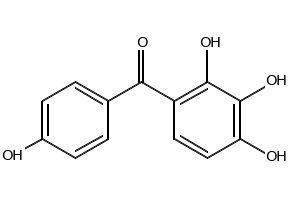 2,3,4,4'-Tetrahydroxybenzophenone structure, CAS 31127-54-5