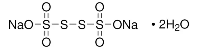 Sodium tetrathionate structure, CAS 13721-29-4