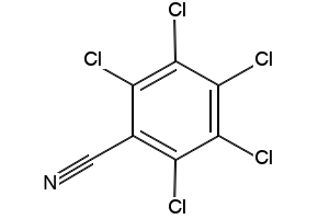 2,3,4,5,6-Pentachlorobenzonitrile structure, CAS 20925-85-3