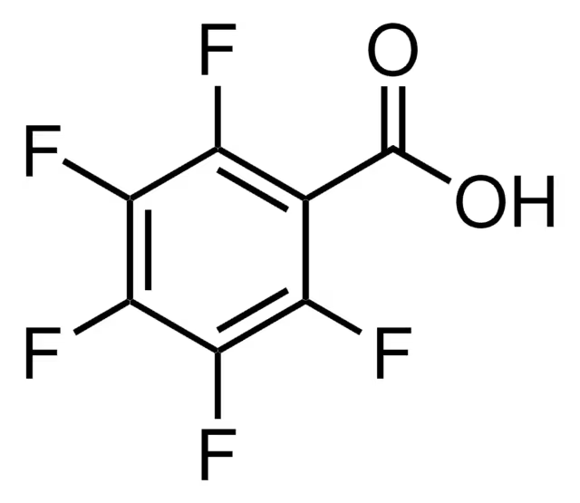 2,3,4,5,6-Pentafluorobenzoic acid structure, CAS 602-94-8