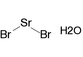 Strontium bromide hexahydrate structure, CAS 7789-53-9