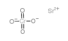Strontium chromate structure, CAS 7789-06-2
