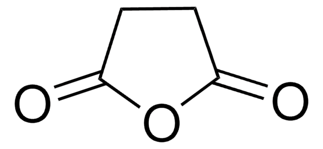 Succinic anhydride structure, CAS 108-30-5
