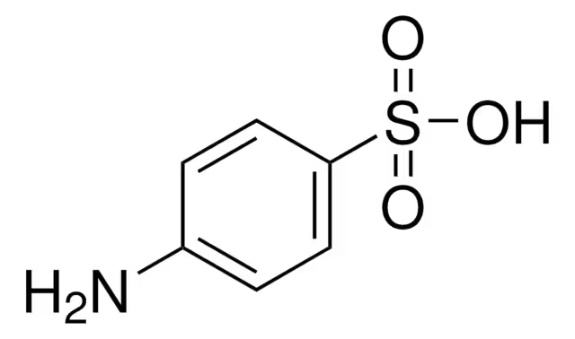 Sulfanilic acid structure, CAS 121-57-3