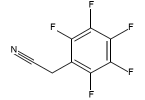 2,3,4,5,6-Pentafluorophenylacetonitrile structure, CAS 653-30-5