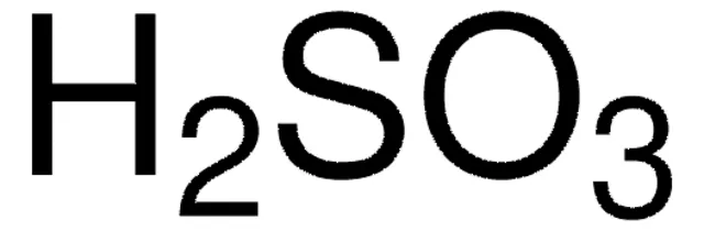 Sulfurous acid structure, CAS 7782-99-2