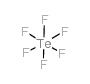 Tellurium hexafluoride structure, CAS 7783-80-4