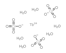 Terbium perchlorate,hydrated structure, CAS 14014-09-6