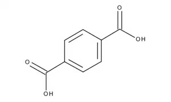 Terephthalic acid structure, CAS 100-21-0