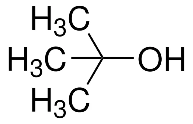 tert-Butanol structure, CAS 75-65-0