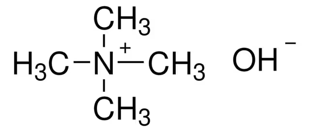 tetra methyl ammonium hydroxide (TMAH) structure, CAS 75-59-2