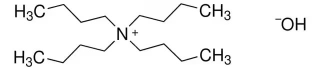 Tetrabutylammonium hydroxide structure, CAS 2052-49-5