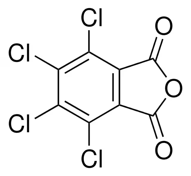 Tetrachlorophthalic anhydride structure, CAS 117-08-8
