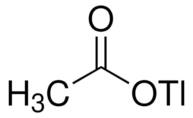 Thallium(I) acetate structure, CAS 563-68-8