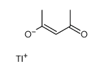 Thallium(I) acetylacetonate structure, CAS 25955-51-5