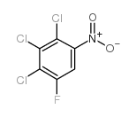 2,3,4-Trichloro-5-fluoronitrobenzene structure, CAS 104455-89-2