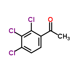 2,3,4-Trichloroacetophenone structure, CAS 13608-87-2