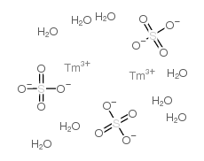 Thulium sulfate octahydrate structure, CAS 13778-40-0