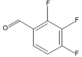 2,3,4-Trifluorobenzaldehyde structure, CAS 161793-17-5
