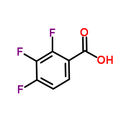 2,3,4-Trifluorobenzoic acid structure, CAS 61079-72-9