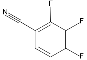 2,3,4-Trifluorobenzonitrile structure, CAS 143879-80-5