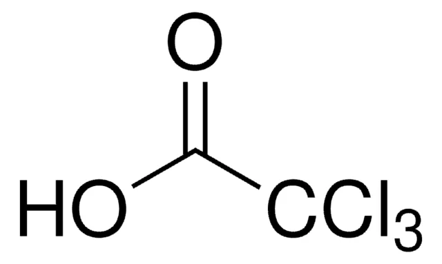 Trichloroacetic acid structure, CAS 76-03-9