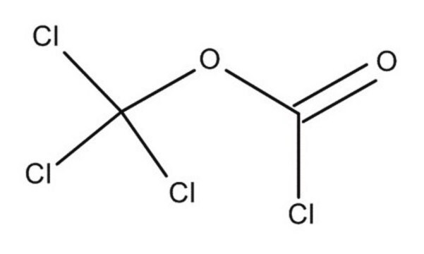 Trichloromethyl chloroformate structure, CAS 503-38-8