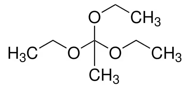 ORTHOACETIC ACID TRIETHYL ESTER structure, CAS 78-39-7