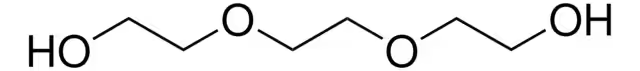 Triethylene glycol structure, CAS 112-27-6