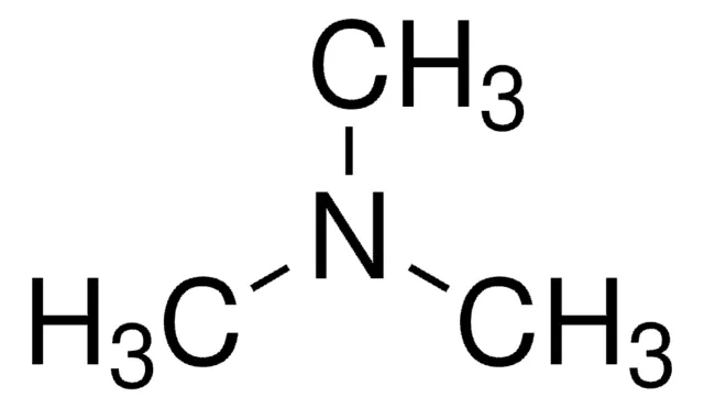 Trimethylamine structure, CAS 75-50-3