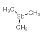 Trimethylantimony structure, CAS 594-10-5